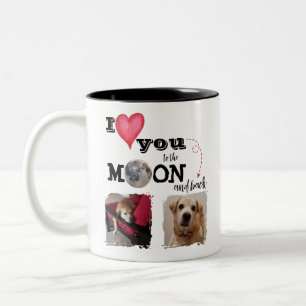 Je t'aime jusqu'à la lune Mug à café