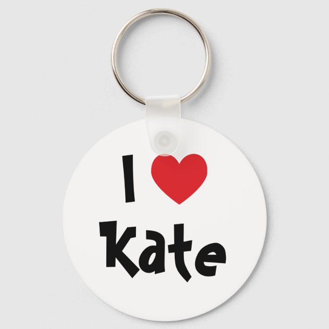 Je t'aime Kate Porte-clés (Recto)
