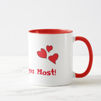 Je t'aime la plupart de tasse