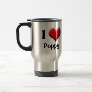 Je t'aime la tasse de voyage, personnaliser a