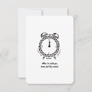 Je t'aime, les heures, c'est comme des secondes, u