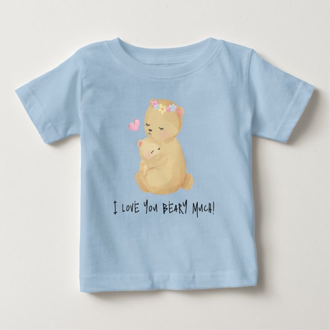 Je t'aime, les ours s'embrassent T-shirt (Devant)