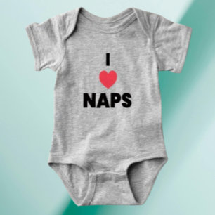 Je t'aime les siestes bébé Body – Humour Cozy pour