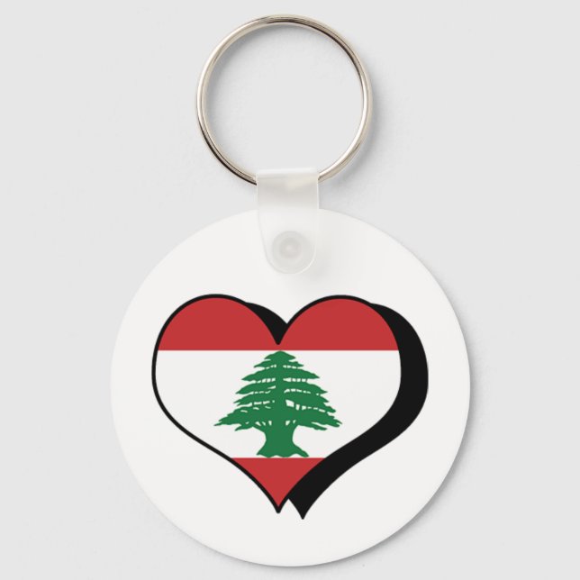 Je t'aime Liban Porte-clés (Recto)