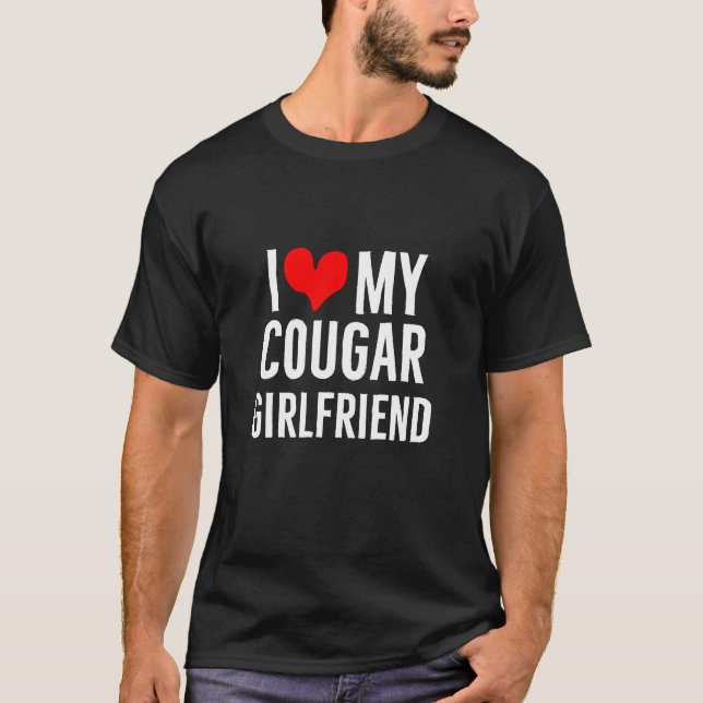 Je T'aime Ma Copine Cougar T-Shirt (Devant)