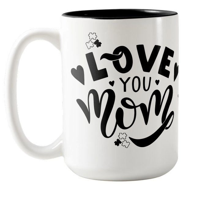 Je t'aime maman Mug de sensibilisation à l'autisme (Créateur téléchargé)