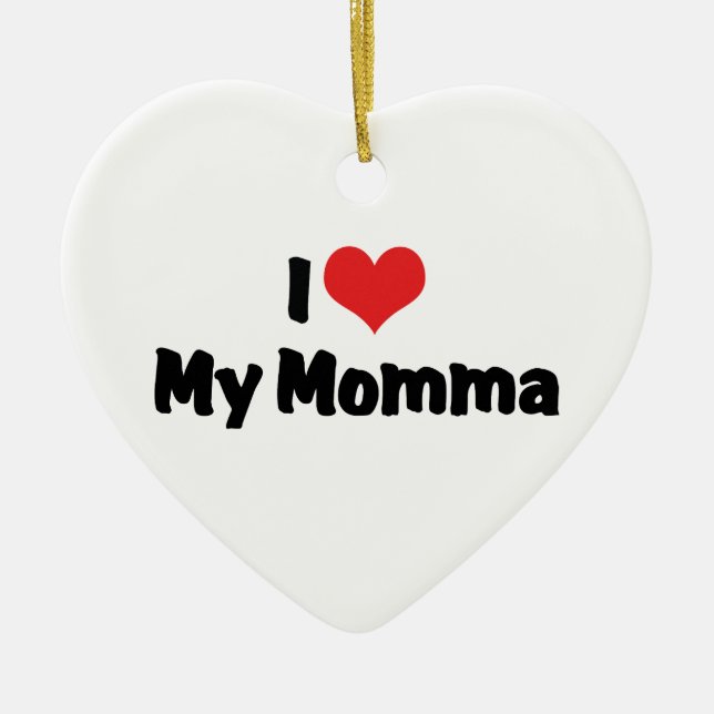 Je T'aime Maman Ornement (Devant)