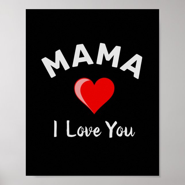 Je t'aime maman Poster (Devant)