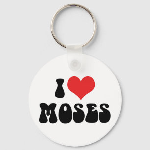Je t'aime Moïse Porte-clés