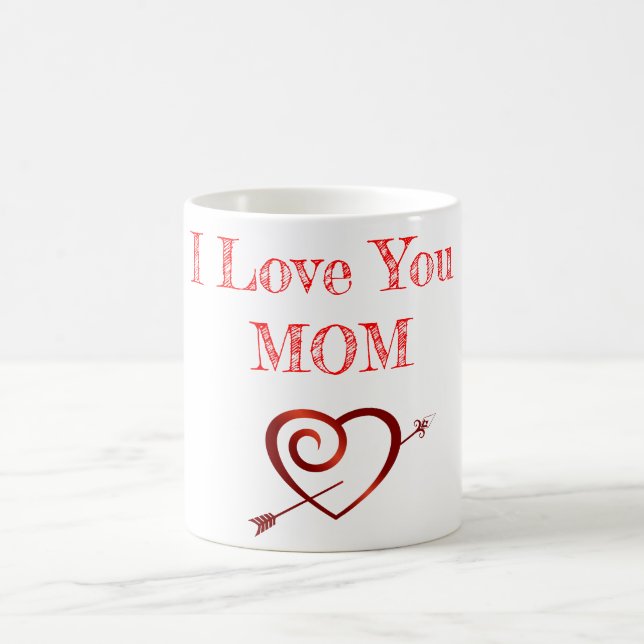 Je t'aime MOM Mug (Centre)