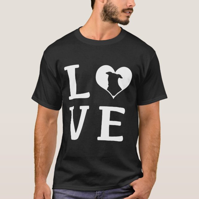 Je T'aime Mon Tshirt Pitbull (Devant)