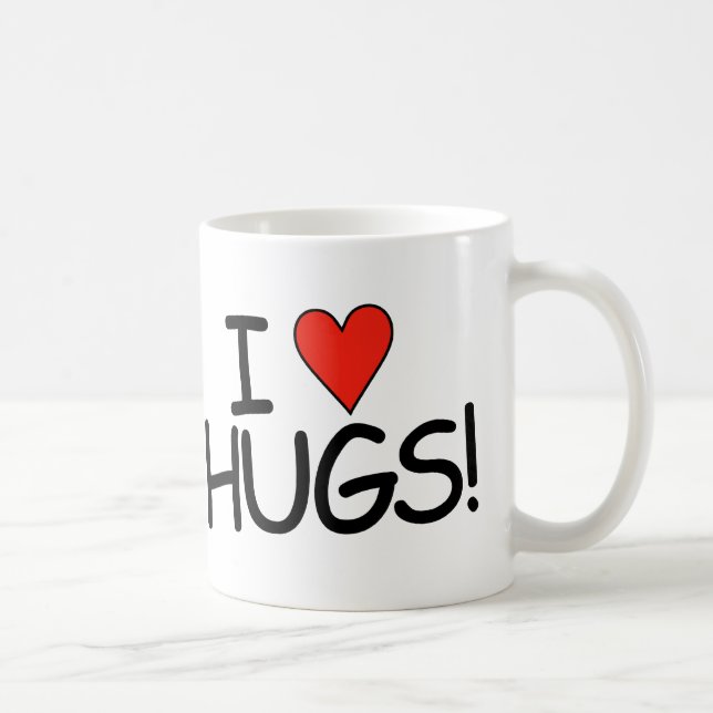 Je t'aime Mug Hugs (Droite)
