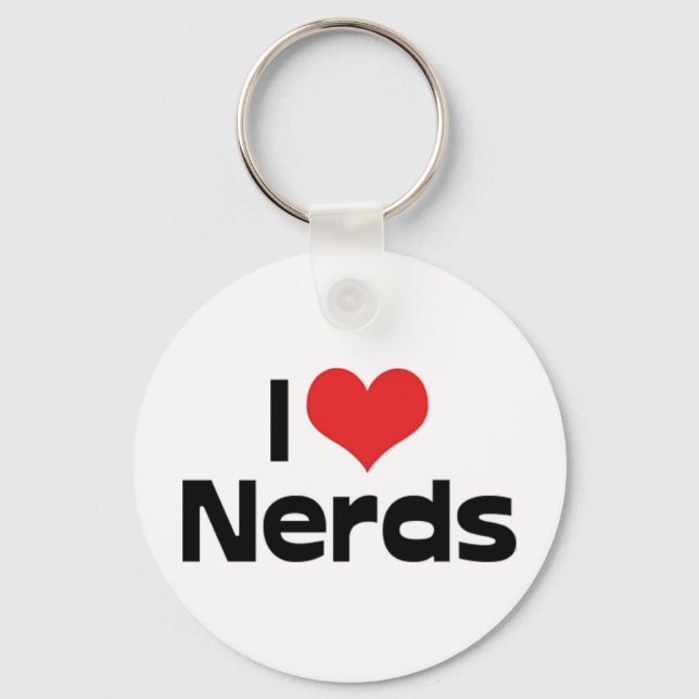 Je t'aime Nerds Porte-clés (Recto)
