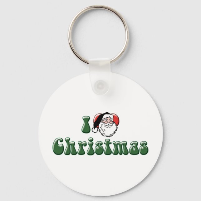 Je t'aime Noël Porte-clés (Recto)