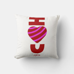 Je T'Aime Oreiller Carré