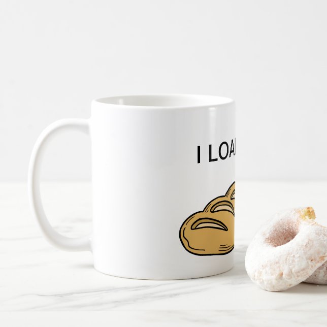 Je T'Aime Pain - Mug de la Saint-Valentin (Avec donut)