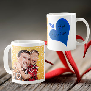 Je t'aime Papa Valentines cadeau Café Mug