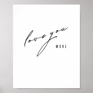 je t'aime plus. Affiche & Impressions
