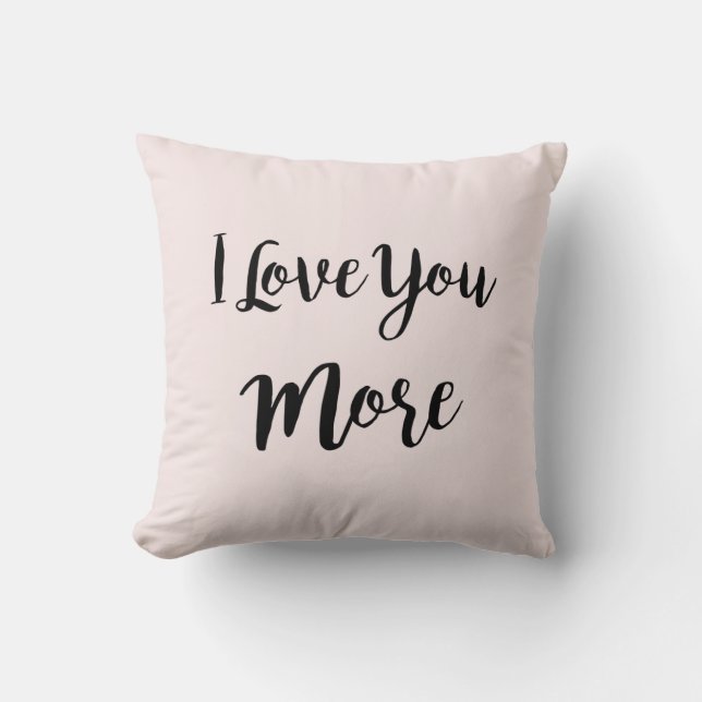 Je t'aime plus Coussin (Recto)