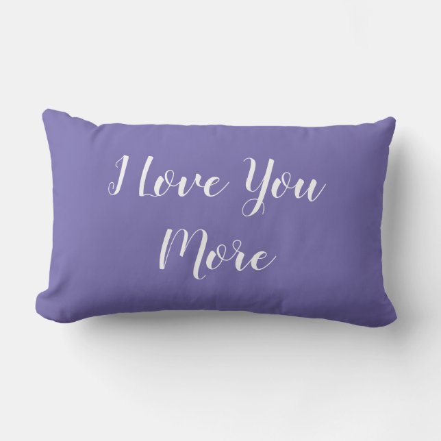 Je T'Aime Plus Coussin Violet (Recto)