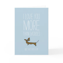 Je t'aime plus que la carte Valentines