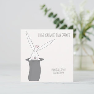 Je t'aime plus que les carottes - Saint-Valentin