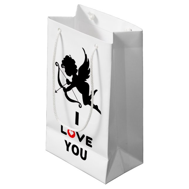 Je t'aime Sac cadeau (Devant Angle)