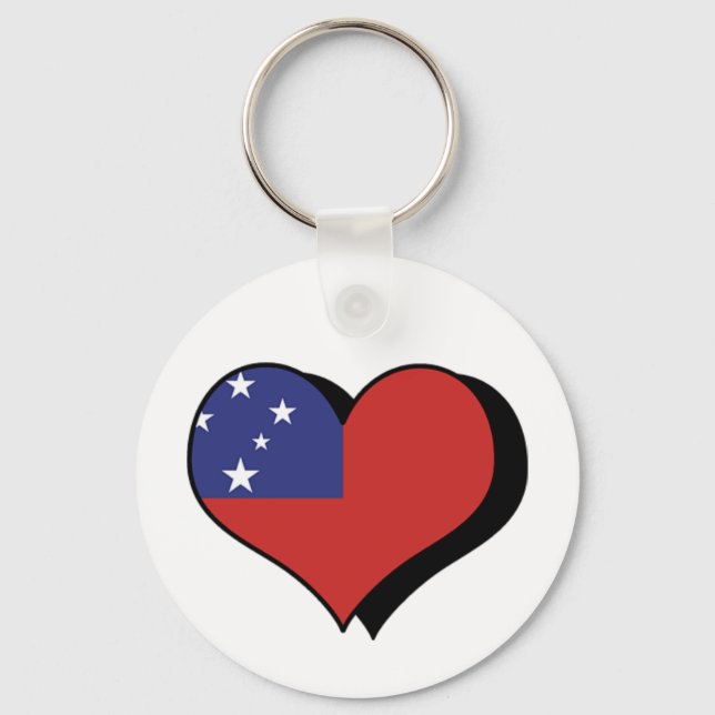 Je t'aime Samoa Porte-clés (Recto)