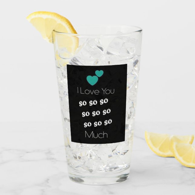 **JE T'AIME SI BIEN** J'AIME LE VERRE (Devant glace)