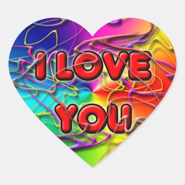 Je T'Aime Sticker (Devant)