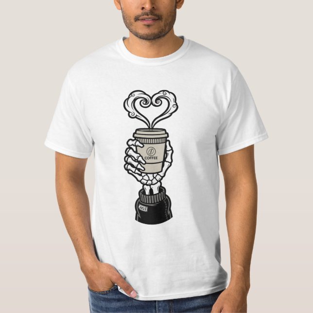 Je t'aime t-shirt café (Devant)
