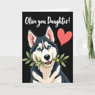 Je T'aime Ta Chienne Fille Carte D'art