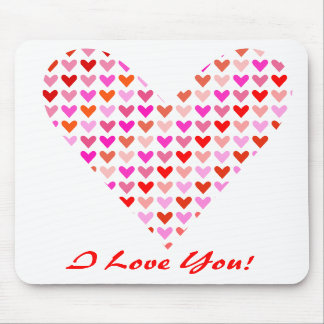 Je t'aime tapis de souris