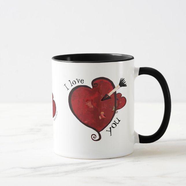Je t'aime tasse de coeur (Droite)