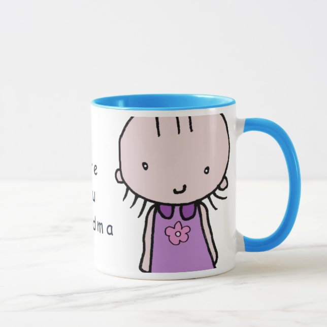 Je t'aime tasse de grand-maman (Droite)