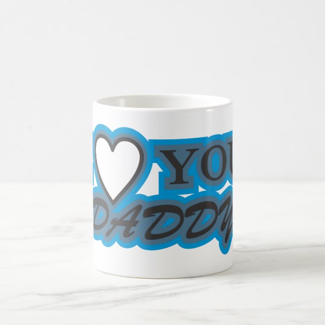 Je t'aime tasse de papa (Centre)