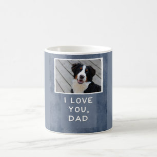 Je t'aime, tasse faite sur commande de photo de