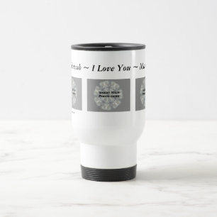 Je t'aime tasse personnalisable d'image de photo