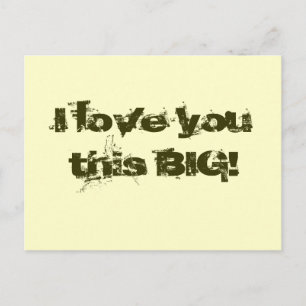 Je t'aime tellement ! Carte postale