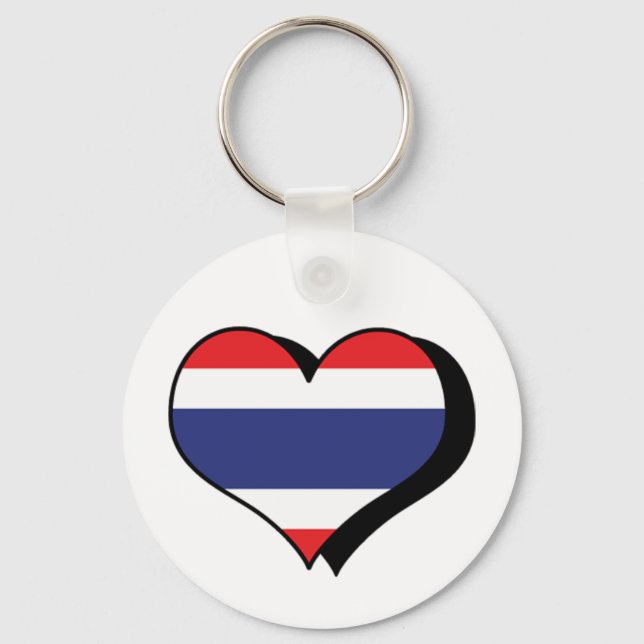 Je t'aime Thaïlande Porte-clés (Recto)