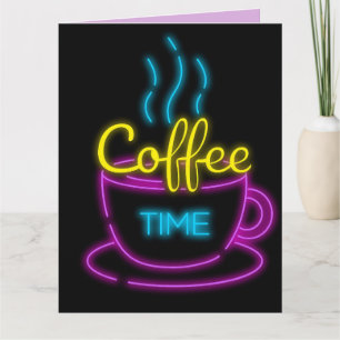 JE T'AIME UN GRAND BOL CAFÉ CARTE DE NOËL CADRABLE