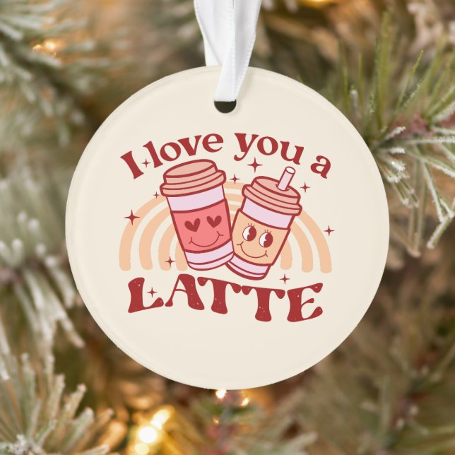 Je T'Aime Un Latte | Pun Coupe De Café Cute (Arbre)