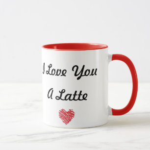 Je t'aime une tasse de Latte