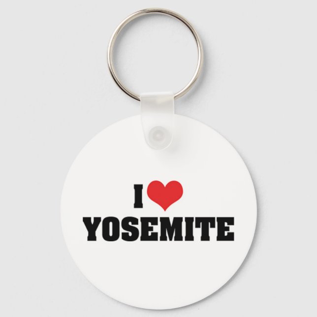 Je t'aime Yosemite Porte-clés (Recto)