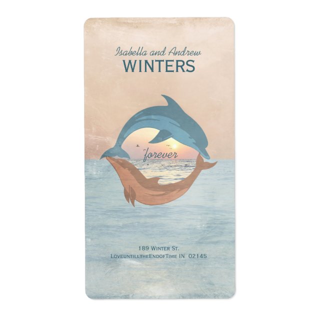 Je t'aimerai jusqu'à la fin du temps étiquette de  (Devant)