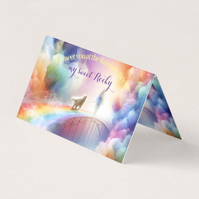 Je te rencontrerai au Rainbow Bridge (Front)