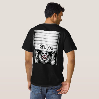 Je te vois - T-Shirt Halloween Horreur Clown Effra