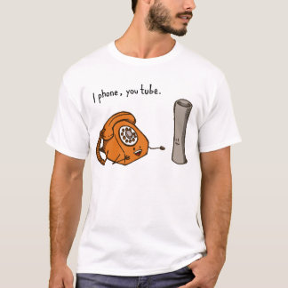 Je téléphone, toi, tube. T-shirt