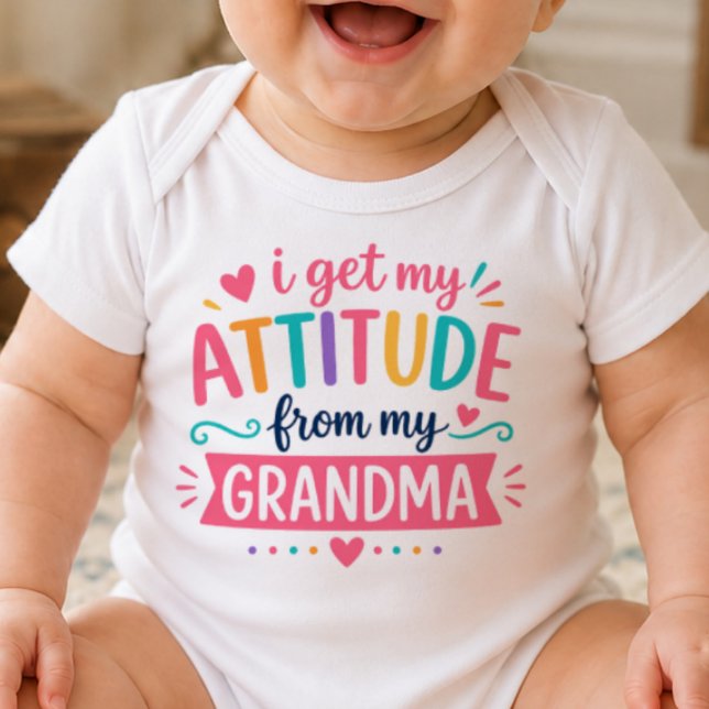 Je Tiens Mon Attitude De Grand-Mère Body (Créateur téléchargé)