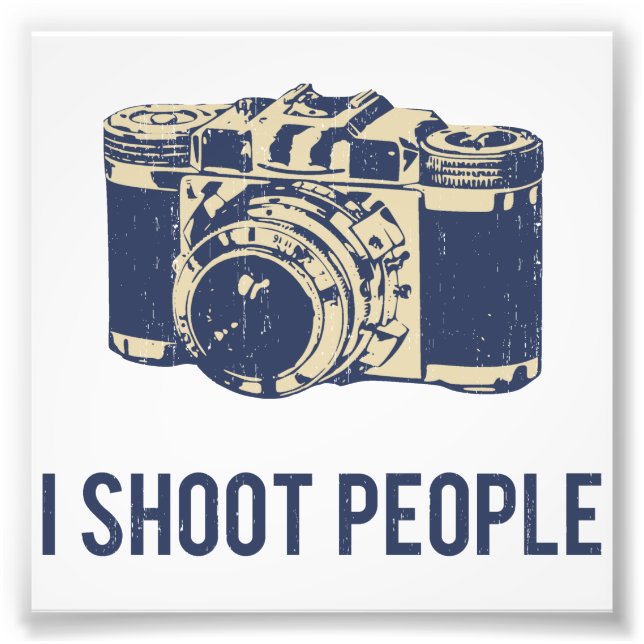 Je tire sur les gens Photographie Caméra (Devant)